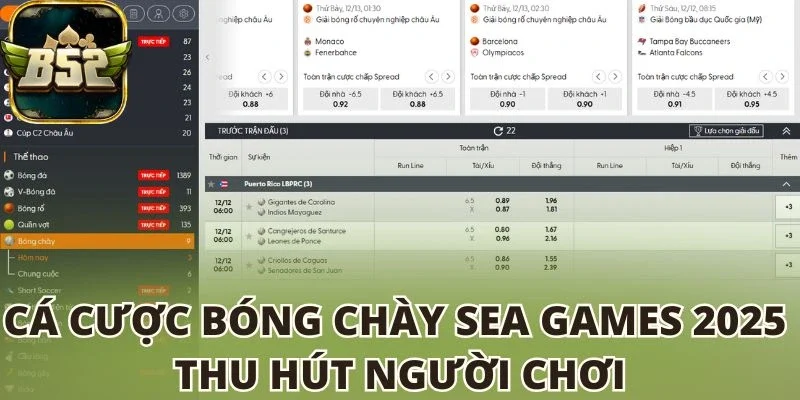 Bóng chày SEA Games 2025 thu hút người chơi