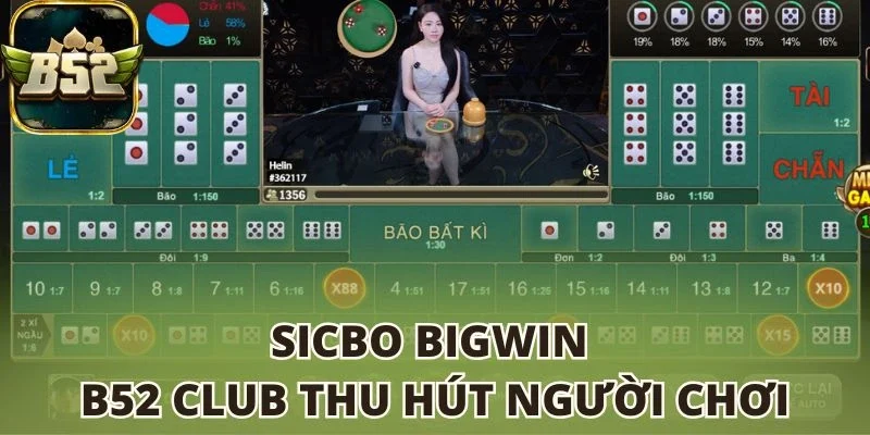 Sicbo Bigwin B52 club thu hút người chơi